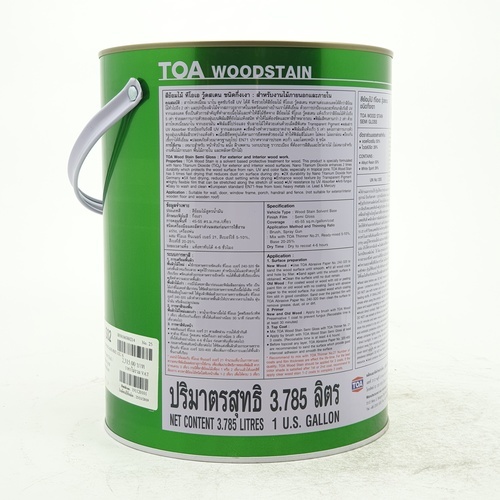 ทีโอเอ สีย้อมไม้ กึ่งเงา #S02 1 กล สักทอง