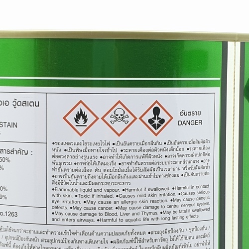 ทีโอเอ สีย้อมไม้ กึ่งเงา #S02 1 กล สักทอง