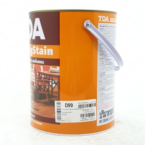 ทีโอเอ เดคกิ้งสเตน สีย้อมไม้พื้น ด้าน #D99 1 กล สีด้านใส