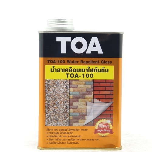 TOA 100 ទឹកថ្នាំរលោងលាបការពារច្រេះ 1/4 GL #GLOSS