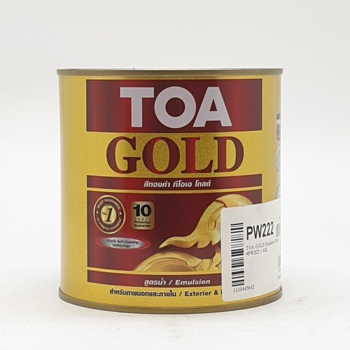 ពណ៌ទ្រនាប់ TOA Gold #PW222 1/4GL