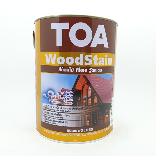 ทีโอเอ สีย้อมไม้ เงา #G09 1 กล สีไม้มะค่า