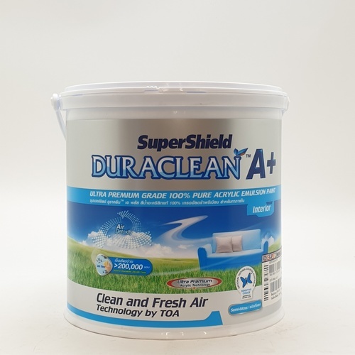 ดูราคลีน เอ พลัส สีน้ำกึ่งเงา ภายใน เบส #000A 1 กล