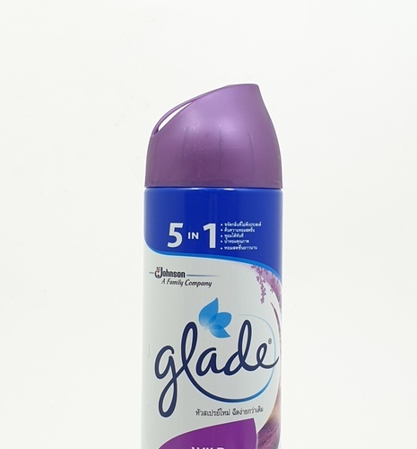 GLADE เกลด สเปรย์ปรับอากาศ กลิ่นไวลด์ ลาเวนเดอร์ 320 มล.