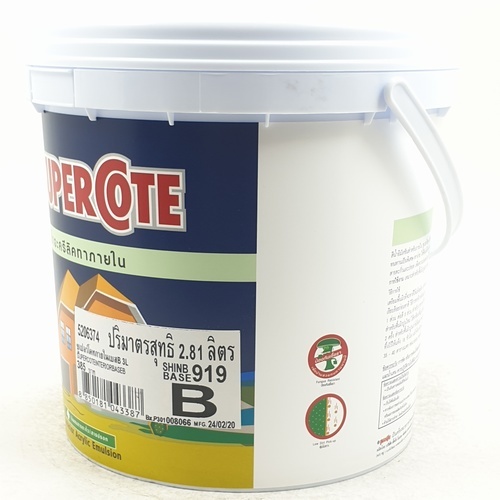 Dulux ซูเปอร์โคท สีน้ำภายใน เบส B 3 ลิตร