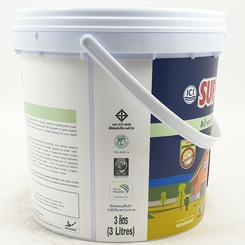 Dulux ซูเปอร์โคท สีน้ำภายใน เบส B 3 ลิตร