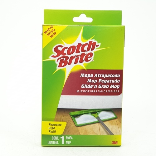 SCOTCH BRITE รีฟิลผ้าม็อบดันฝุ่นไมโครไบเตอร์ 13x5.67x23ซม. สีขาว-เขียว