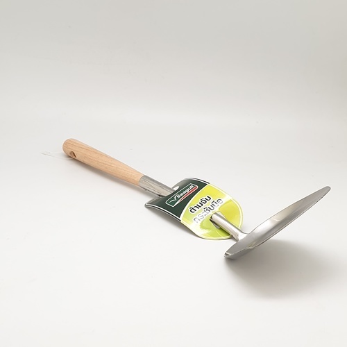 SEAGULL ตะหลิวกลาง-ด้ามไม้ 100304310 สีโครเมี่ี่ยมด้ามไม้