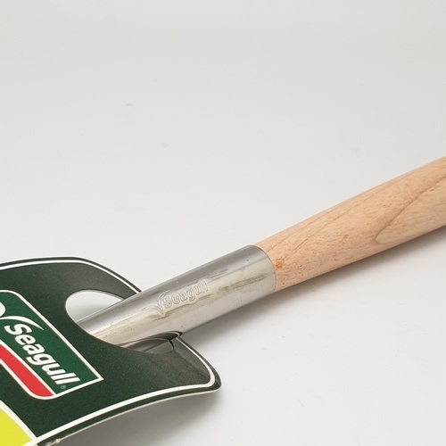 SEAGULL ตะหลิวกลาง-ด้ามไม้ 100304310 สีโครเมี่ี่ยมด้ามไม้