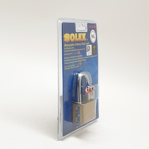 SOLEX กุญแจคล้อง รุ่น EXTRA-L NEWPLUS ขนาด 40มม.