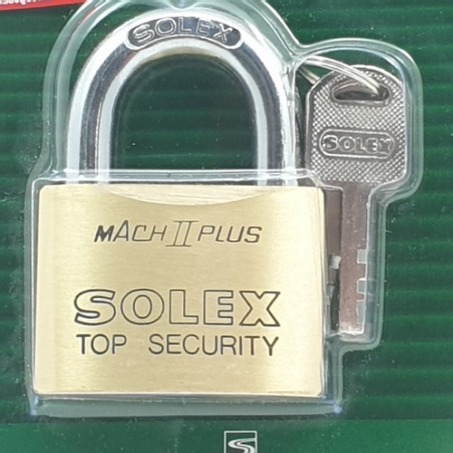 SOLEX กุญแจคล้อง  MACH II PLUS ขนาด 55มม.