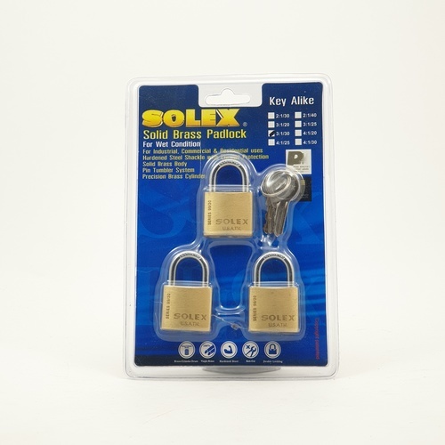 กุญแจสายยูKAL 30 MM. 3:1 SL 99 SOLEX