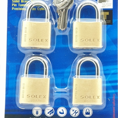 SOLEX กุญแจสายยู รุ่น KAL 4:1 SL 99 ขนาด 30 มม.