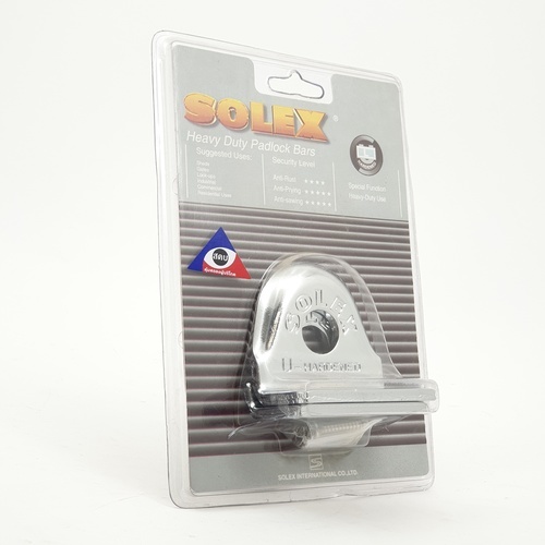 SOLEX สายยูกุญแจคล้อง L ขนาด 60มม.