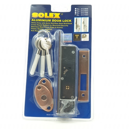 SOLEX กุญแจบานเลื่อน รุ่น NO.412HAC