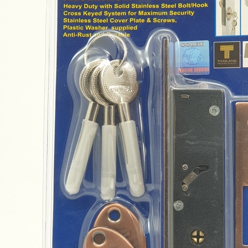SOLEX กุญแจบานเลื่อน รุ่น NO.412HAC