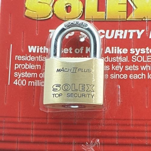 SOLEX กุญแจคีย์อะไลค์ 4:1 รุ่น MACH II ขนาด 40 มม.