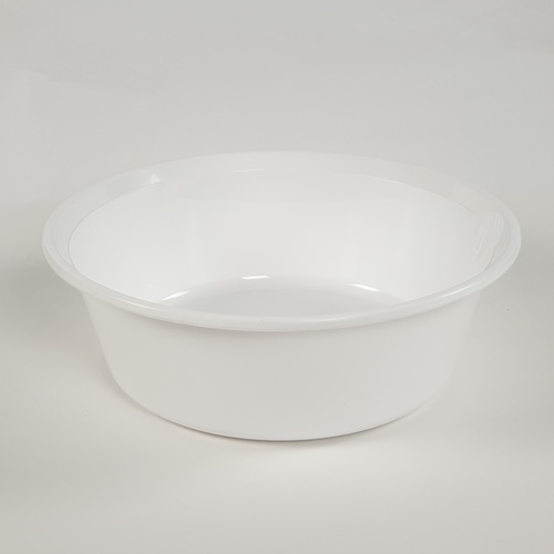 GOME กะละมังกลม 40 ซม.ขนาด 38x38x15.5 ซม. สีขาว