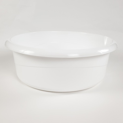 GOME กะละมังกลม 55 ซม.ขนาด 54x54x19 ซม. สีขาว