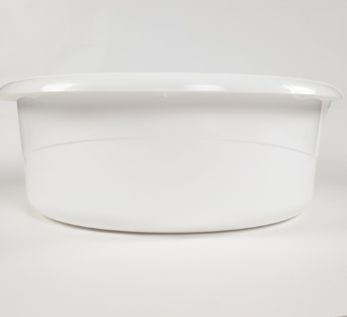 GOME กะละมังกลม 55 ซม.ขนาด 54x54x19 ซม. สีขาว