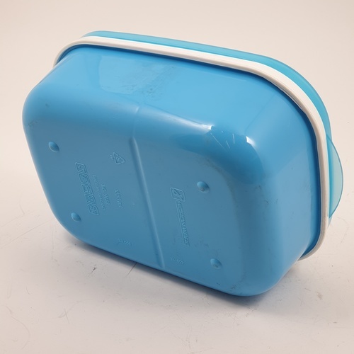 SUPER LOCK กล่องถนอมอาหารพร้อมช้อนส้อม 9188 สีฟ้า