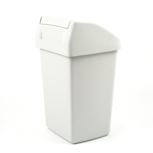 DKW ถังขยะฝาสวิง 9 ลิตร 18x24.5x37ซม. รุ่น HH-208P สีเทาอ่อน