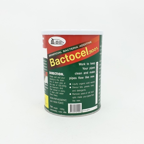 BACTOCEL แบคโตเชล 3001 จุลินทรีย์ชีวภาพ กำจัดของเสีย (ชนิดผง) ขนาด 1000 กรัม