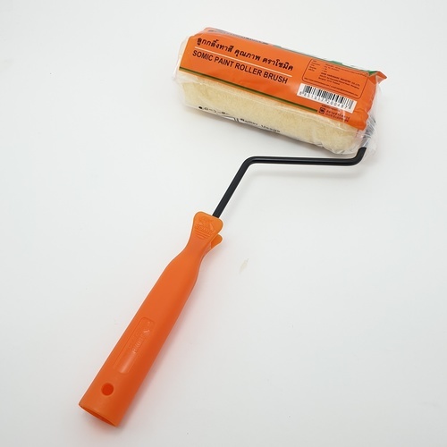 SOMIC ลูกกลิ้งทาสี ขนาด 7 นิ้ว รุ่น 2225/7 สีเหลือง