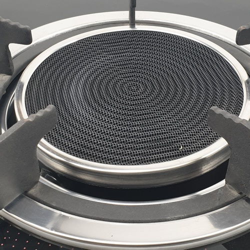 TECNOSTAR เตาแก๊สตั้งโต๊ะ 1 หัวอินฟาเรด 1 หัวแก๊ส TNS IG01 สีดำ