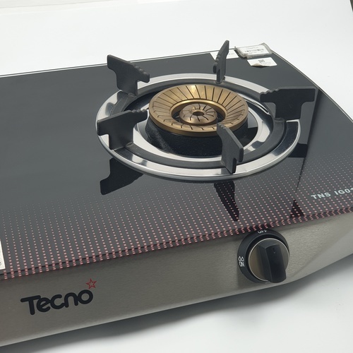 TECNOSTAR เตาแก๊สตั้งโต๊ะ 1 หัวอินฟาเรด 1 หัวแก๊ส TNS IG01 สีดำ
