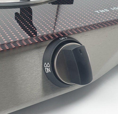 TECNOSTAR เตาแก๊สตั้งโต๊ะ 1 หัวอินฟาเรด 1 หัวแก๊ส TNS IG01 สีดำ