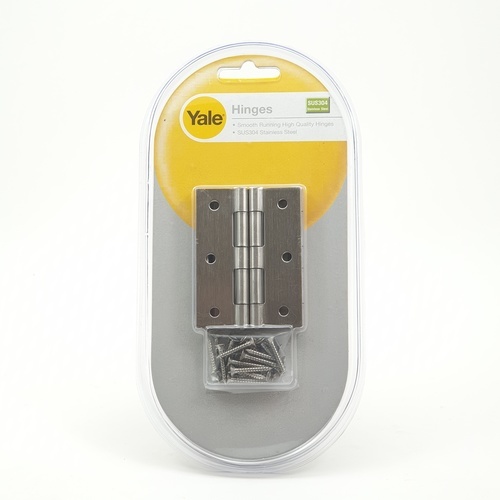 YALE บานพับสเตนเลส 304 ไม่มีแหวน 3