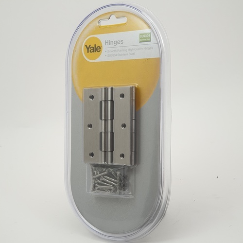 YALE บานพับสเตนเลส 304 ไม่มีแหวน 3