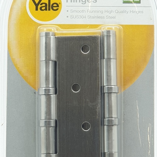 YALE บานพับสเตนเลส 304 2แหวนลูกปืน  4