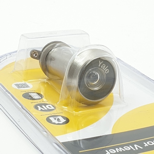 YALE ตาแมว 180 องศา ทองเหลือง รุ่น DV912SN สีนิกเกิลด้าน