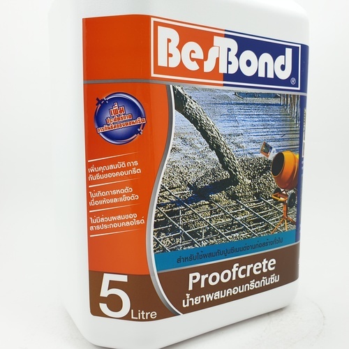 BESBOND น้ำยาผสมคอนกรีตกันซึม  5 ลิตร