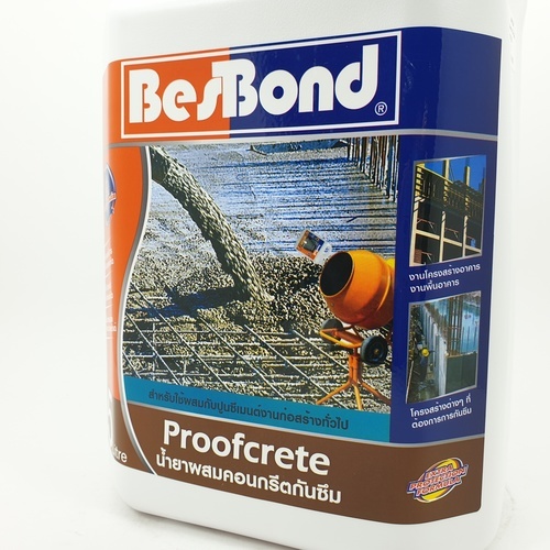 BESBOND น้ำยาผสมคอนกรีตกันซึม  5 ลิตร