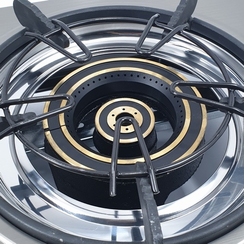 TECNOSTAR เตาแก๊ส 2 หัวแก๊ส Table top TNS G01 สีโครเมี่ยม