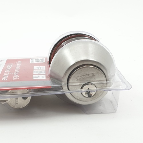 HAFELE กุญแจลิ้นตาย 1 ด้าน สเตนเลส-304 รุ่น 489.10.500 สีสเตนเลส