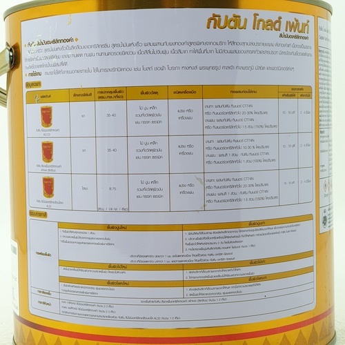 Captain สีน้ำมันอะคริลิกเคลือบเงาใส #AL33 ¼ กล. สีใส