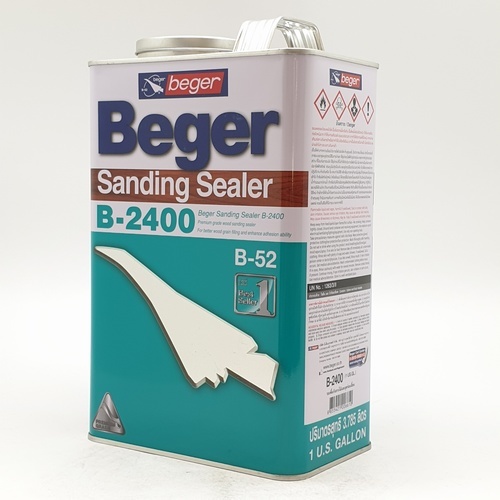 Beger น้ำยารองพื้นไม้อุดร่องเสี้ยน แซนดิ้ง ซีลเลอร์ B-2400 1กล.