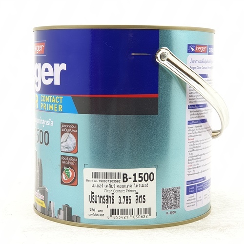 Beger สีรองพื้นปูนเก่า B-1500 1กล. สูตรน้ำมัน สีใส