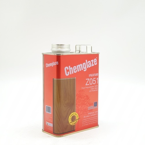 Chemglaze เคมเกลซ โพลียูรีเทน Z051 เงาภายใน-ทนUV 1/4กล. สีใส