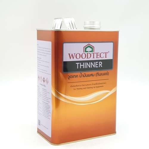Woodtect วูดเทค น้ำมันผสม วูดสเตน WT-400 1กล.