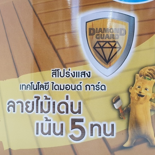 Woodtect วูดเทค เดคกิ้งสเตน WD-504 ด้าน 1กล. สีไม้วอลนัท