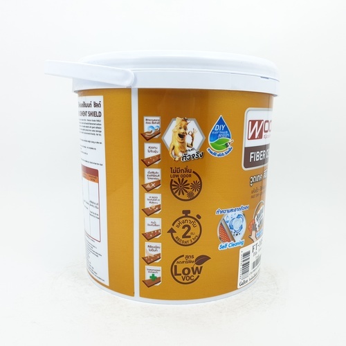 Woodtect วูดเทค ไฟเบอร์ซีเมนต์ FT-105 โปร่งแสง 1กล. สีไม้สัก