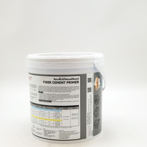 Woodtect วูดเทค สีรองพื้นไฟเบอร์ซีเมนต์ FP-301 ด้าน 1กล. สีเทา