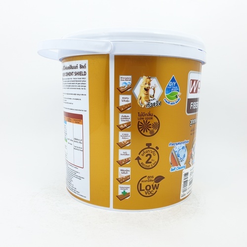 Woodtect วูดเทค เดคกิ้งไฟเบอร์ซีเมนต์ FD-502 ด้าน 1กล. สีไม้มะค่า