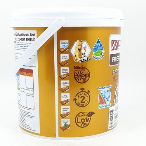 Woodtect วูดเทค เดคกิ้งไฟเบอร์ซีเมนต์ FD-504 ด้าน 1กล. สีไม้วอลนัท