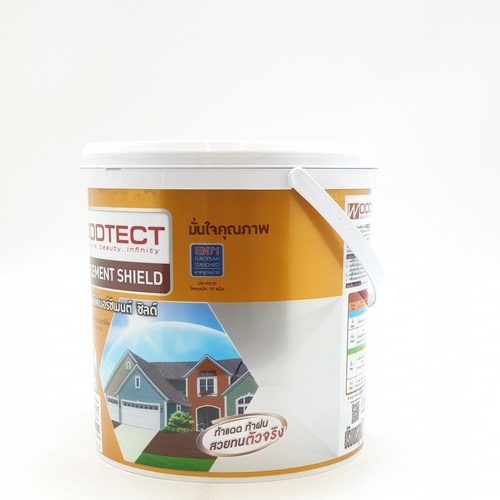 Woodtect วูดเทค เดคกิ้งไฟเบอร์ซีเมนต์ FD-505 ด้าน 1กล. สีไม้โอ๊ค